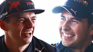 Max Verstappen and Checo Perez SWAP languages 🌎💬 [upl. by Edialeda]