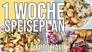 Wocheneinkauf amp unser Speiseplan für eine Woche  Meal Planning deutsch [upl. by Assert]