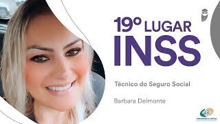 INSS Conheça a trajetória da Barbara Delmonte aprovada em 19º lugar na GEX de Volta Redonda RJ [upl. by Atsyrc]