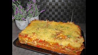 LASAGNE MET GEHAKT LEKKER EN SIMPEL [upl. by Sello]