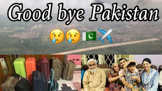 Leaving Pakistan 🇵🇰 Pakistan to Canada 15 hours flight ✈️ [upl. by Hsihsa]