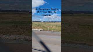 Ex Icelandair 757 in Canberra plane planespotting canberra [upl. by Eachelle880]