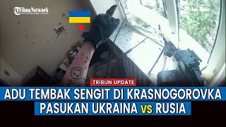 Full Tentara Ukraina Saling Tembak Lawan Rusia Luncurkan Tembakan dari Senapan hingga Roket [upl. by Assirralc]