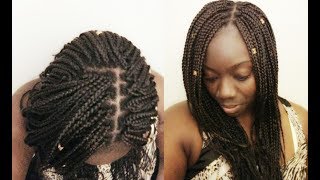 Watch me slay my crochet braids No Knots No loops [upl. by Ru]