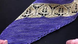 How to Start an Asymmetrical Scarf or Shawl [upl. by Kenlee335]