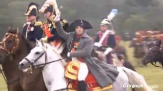 Napoleonic battle of Borodino reenacted 200 years on in Russia [upl. by Legnaleugim683]