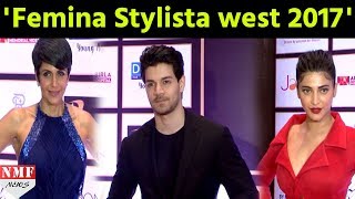 Bollywood Stars at Red Carpet Of Femina Stylista west 2017  Sooraj Pancholi [upl. by Blinnie533]