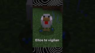 Los pollos nos vigilan 😨😱 minecraft viral miedo josativi minecraftshorts shorts youtube [upl. by Heisel]