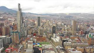 Bogota Colombia by Drone and Timelapse [upl. by Karlotta476]