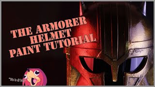 Armorer Helmet  Paint Tutorial The Mandalorian [upl. by Ley]