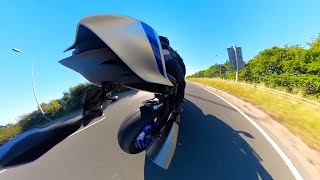 Yamaha R6 Akrapovic Slipon Exhaust Pure Sound  4K POV [upl. by Lavona701]