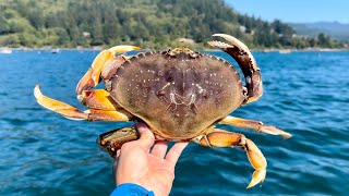 Early October Dungeness Crabbing and Fishing In Tillamook Bay [upl. by Anirtap748]