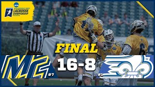 Merrimack College vs Limestone University 2019 NCAA D2 Lacrosse National Championship  Full Replay [upl. by Arbuckle]