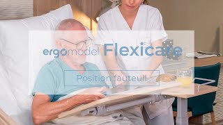 Lit médicalisé Flexicare  Position fauteuil [upl. by Ennayllek]