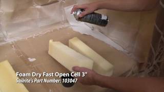 Gluing Test for Dry Fast  Open Cell Foam [upl. by Tibbetts473]