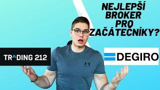 Srovnání BROKERA Degiro vs Trading 212  Výsledek vás překvapí  Investování do akcií [upl. by Lledner]