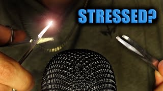 ASMR ✂️Snipping amp Tweezing Your Stress Away RAW Tweezer amp Scissor Sounds [upl. by Iohk]