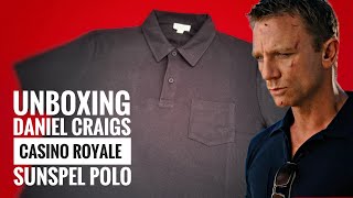 Daniel Craigs Casino Royale Riviera Polo from Sunspel  Unboxing [upl. by Giah]