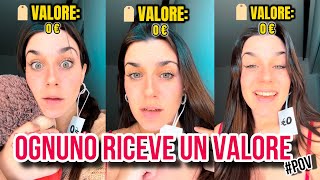 TUTTI RICEVONO Un’ETICHETTA a INDICARE Il Loro VALORE  pov completo 🏷️ [upl. by Neyr454]