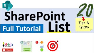 Microsoft Sharepoint Lists  Complete Beginner Tutorial [upl. by Aelak]