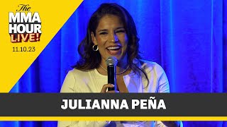 Julianna Peña Calls Next Womens Bantamweight Title Fight Horrible  The MMA Hour [upl. by Annaillil]