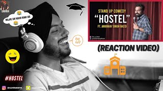 Reaction on Hostel  Stand Up Comedy ft Anubhav Singh Bassi [upl. by Grogan]