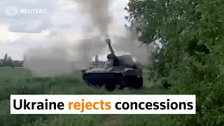 Ukraine rejects concessions as Russia attacks Donbas [upl. by Sinegold]