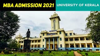 MBA Admission 2021  University of Kerala  IMK  Kariavattom  Kerala University [upl. by Ladin203]