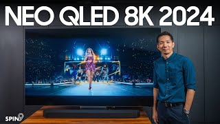 spin9 รีวิว Samsung Neo QLED 8K 2024 — เข้ายุคของทีวี AI [upl. by Inajna]