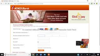 Step by step guide to pay ICICI Credit card bill online [upl. by Atniuq]