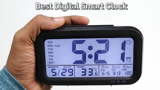 Smart Digital Alarm Clock Unboxing amp Review  Chatpat Gadgets Tv [upl. by Noillid460]