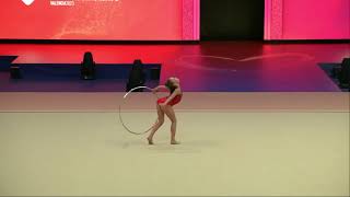 Stiliana Nikolova BUL Hoop Qualification 40th FIG Rhythmic Gymnastics World Championships 2023 [upl. by Ule]