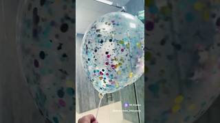 Как надуть Прозрачный🎈Шар с Конфетти 🎉  шарымосква шарики мк balloon [upl. by Tnert663]