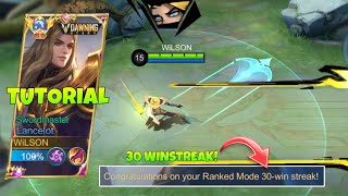 LANCELOT 100 WINRATE SECRET TRICK FULL TUTORIAL delete in 24hrs [upl. by Theodor]