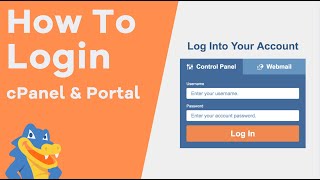 How to Login to cPanel amp Customer Portal [upl. by Leonelle]