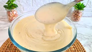 RECETTE DE SAUCE BECHAMEL ⬆️Comment Faire une Sauce Béchamel 😛🥣 [upl. by Lyndsey]