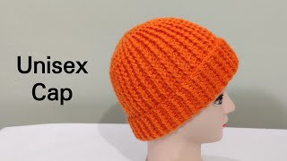 Crochet Cap for Ladies and Gents  लेडीज  जेंट्स के लिए क्रोशिया कैप बनाएं  Unisex Cap [upl. by Darbee]