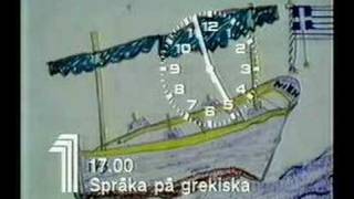 TV1klocka före Språka på grekiska 1981 [upl. by Darryl]