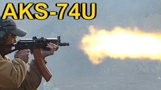 AKS74U Full Auto Shooting at Knob Creek 2012 [upl. by Halas622]