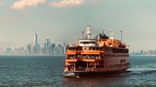 FULL RIDE  Staten Island Ferry Staten Island To Manhattan [upl. by Trini]