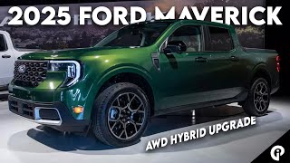 2025 Ford Maverick Unveils Bold New Look amp AWD Hybrid Upgrade [upl. by Sobmalarah99]