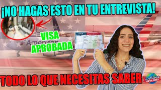 Cómo TRAMITAR tu visa AMERICANA Paso a Paso  TIPS para que NO te la nieguen [upl. by Annoel]