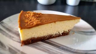 How to make lotus cheesecake cheesecake recipe dessert cooking lotus easyrecipe [upl. by Ariem]