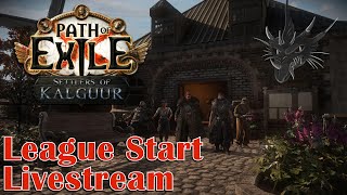 Settlers of Kalguur late League Start Livestream  Path of Exile Part 4 [upl. by Sedgewinn]