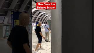 THE NEW GINZA LINE SHIBUYA STATIONGINZA LINE TOKYOJAPANESE TRAINSHORT [upl. by Di641]