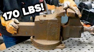 Have You Ever Seen A Vise This Big  Restoration [upl. by Nahsor]