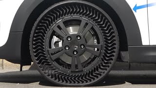 Michelin Introduce Puncture Proof Airless Tire [upl. by Tfat]