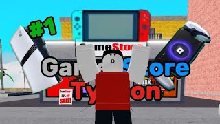 Game Store Tycoon Roblox Prt1 MXGameroblox game robloxupdate GameStoreGameStoreTycoonPrt1 [upl. by Wolfe]