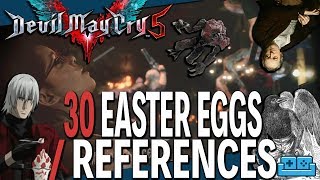 DEVIL MAY CRY 5  30 EASTER EGGS REFERENCES and CALLBACKS [upl. by Notsreik248]