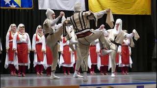 Narodne Albanske Igre sa Kosova  KUD NUR Bosna Hagen [upl. by Saffren]